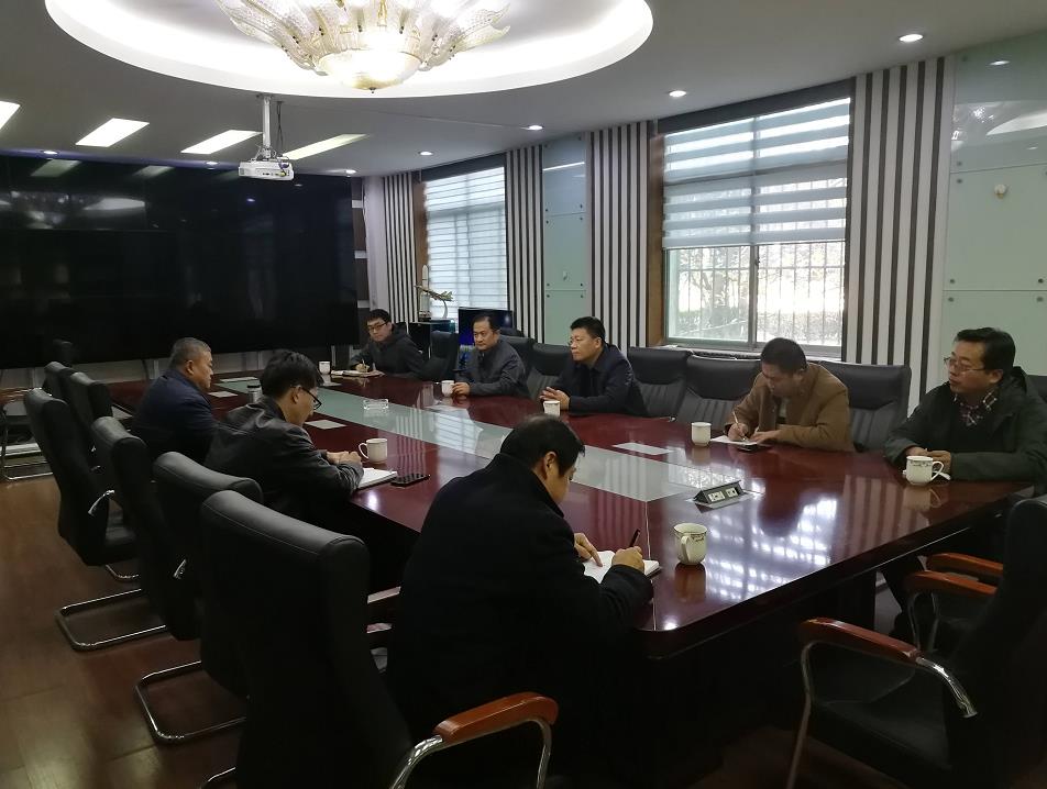 济南市长清区副区长丁勇来山东同花顺电子体育集团调研