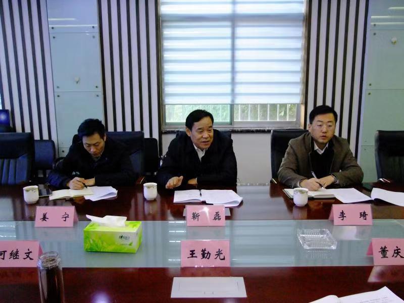 济南市民营经济发展局局长靳磊到同花顺电子体育集团调研