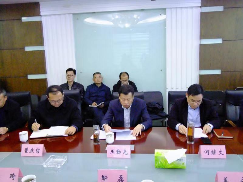 济南市民营经济发展局局长靳磊到同花顺电子体育集团调研