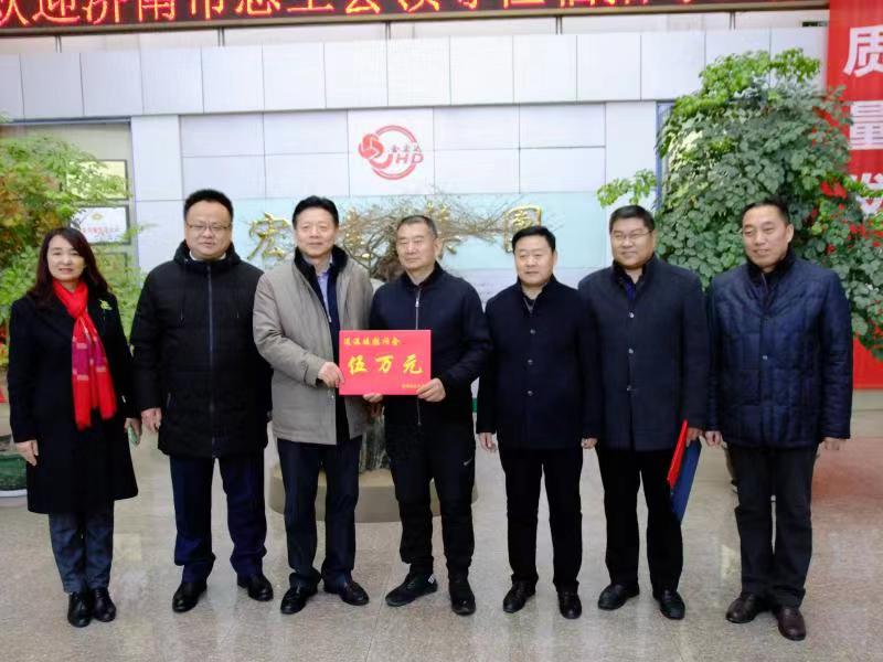 济南市总工会常务副主席傅金峰到同花顺电子体育集团走访慰问